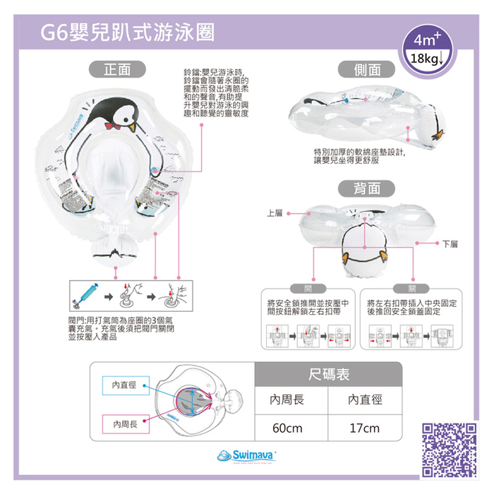 (複製)英國Swimava|G3 軟糖熊嬰幼兒坐圈