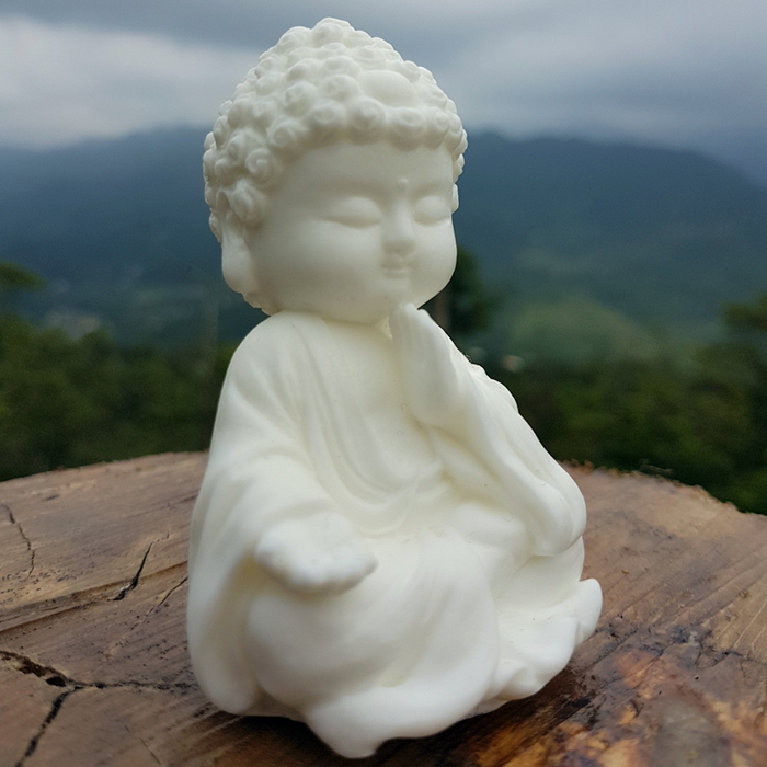 (複製)創藝皂學|淨念吉祥小佛之懷慈 珪藻土擴香石小盤套組