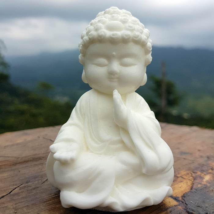 (複製)創藝皂學|淨念吉祥小佛之懷慈 珪藻土擴香石小盤套組