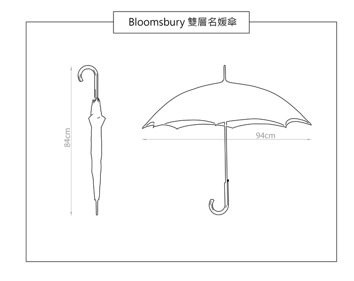 Fulton富爾頓|Bloomsbury雙層名媛傘-水玉點點