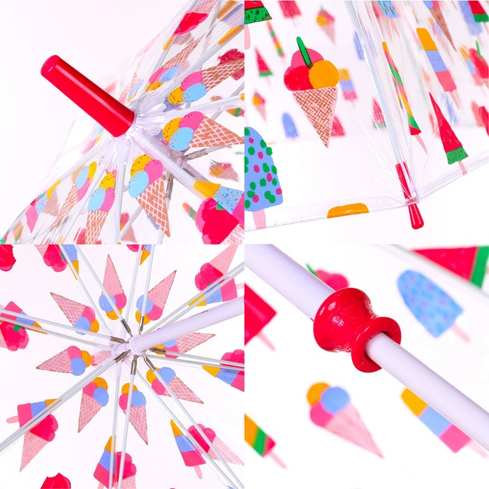 Fulton富爾頓|Cath Kidston聯名鳥籠傘-繽紛冰淇淋