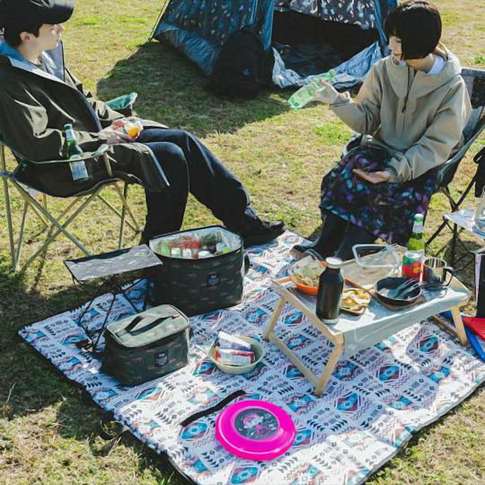(複製)KiU|波斯格紋 防水野餐墊 附收納袋