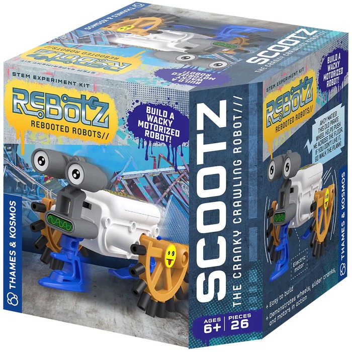 (複製)Thames & Kosmos|越玩越聰明STEAM寶盒:打造怪異爬行機器人波各 REBOTZ Pogo