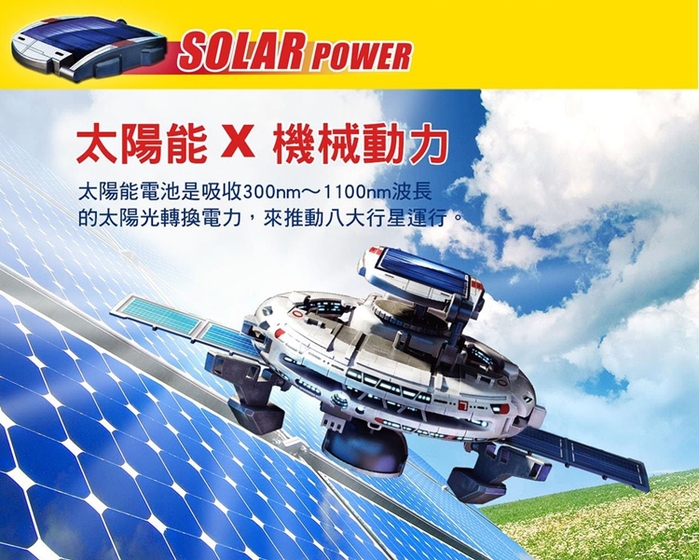 台灣Pro’sKit寶工|科學玩具7合1太陽能星際艦隊組 ( GE-641 )
