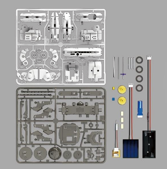 台灣Pro’sKit寶工|科學玩具7合1太陽能星際艦隊組 ( GE-641 )