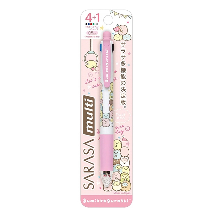 日本San-X|角落生物ZEBRA SARASA multi 4+1機能筆 ( PP43901 )