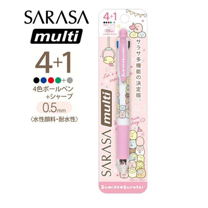 日本San-X｜角落生物ZEBRA SARASA multi 4+1機能筆 ( PP43901 )