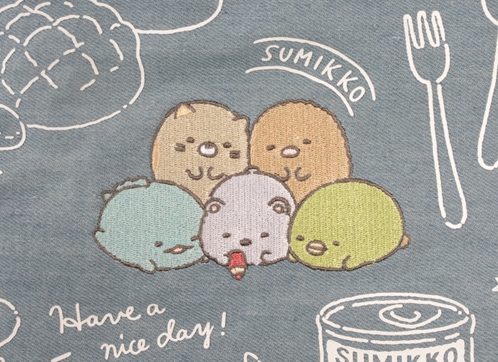 日本San-X|角落生物刺繡牛仔布包肩揹包 ( CU84301 )
