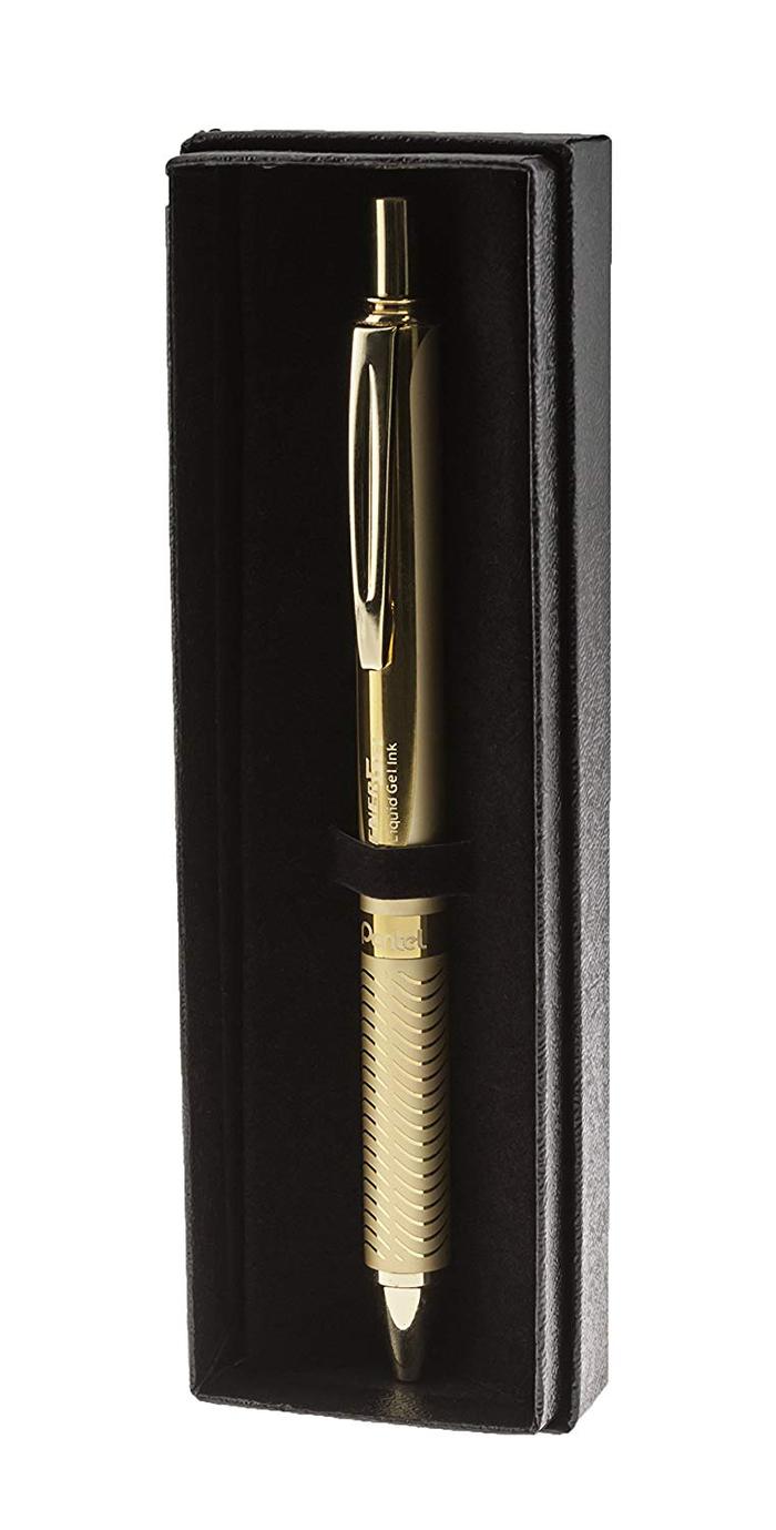 日本Pentel|ENERGEL極速鋼珠筆ALLOY金屬0.7mm原子筆 (美版;BL407XABX )