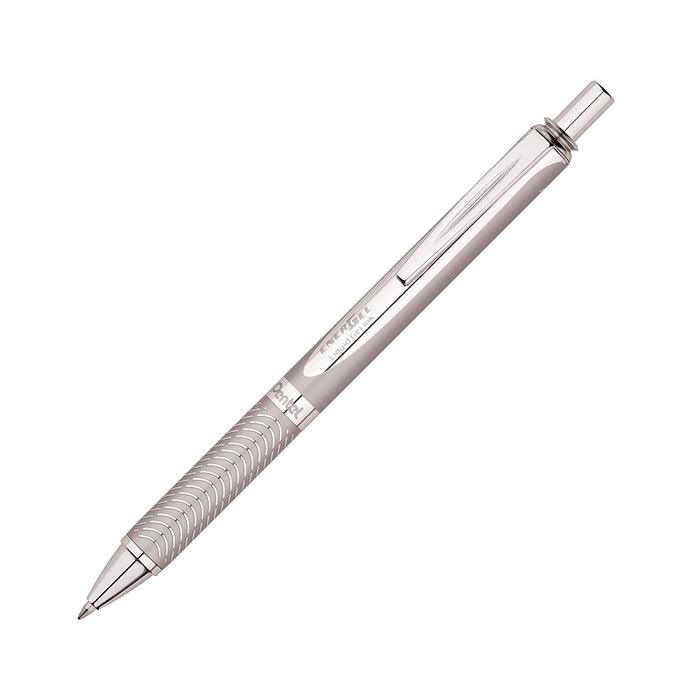 日本Pentel｜鋁合金屬ENERGEL極速鋼珠筆ALLOY 0.7mm原子筆BL407BP (美版;BL407BP )