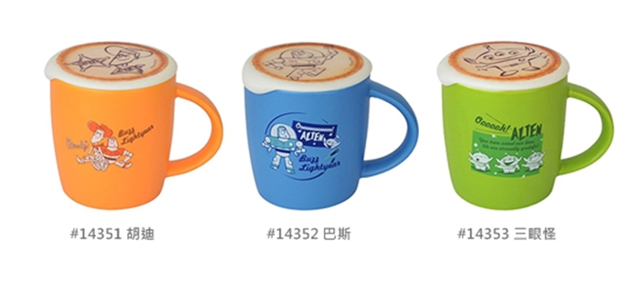 日本Entrex|玩具總動員Latte Art馬克杯咖啡杯 ( #1435系列 )