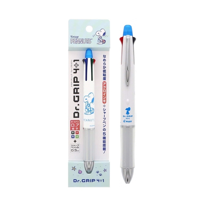 日本SUN-STAR|史努比史奴比multi 4+1機能筆Dr.Grip健握筆 ( S46436系列 )