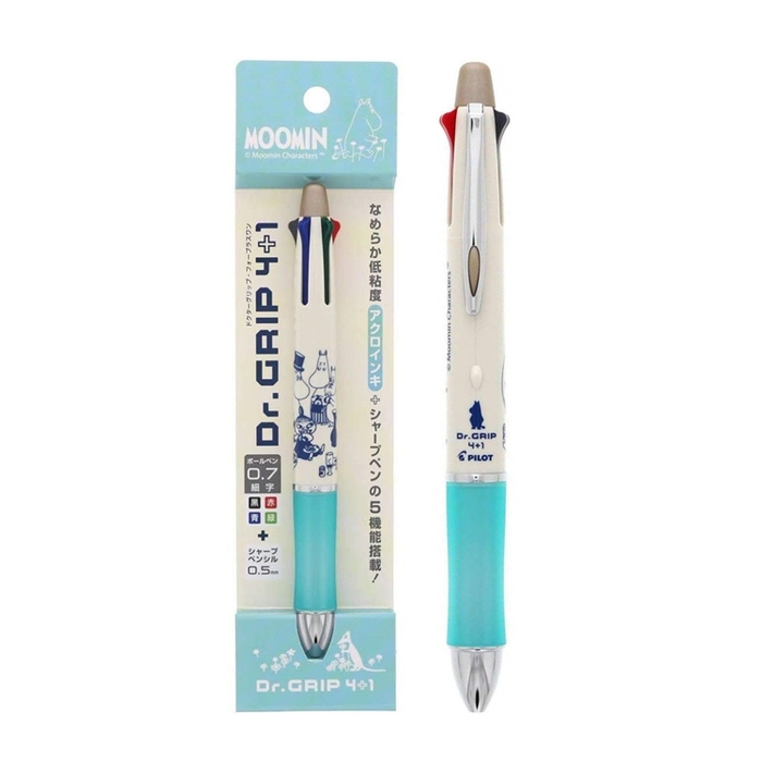 日本SUN-STAR|嚕嚕米小可愛multi 4+1機能筆Dr.Grip健握筆 ( S46436系列 )