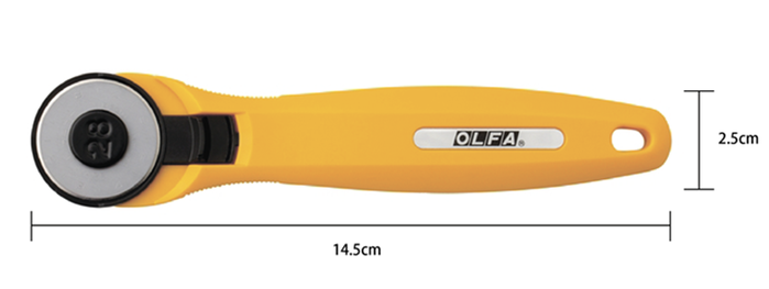 日本OLFA｜割布刀拼布刀圓形刀圓刃刀 (28mm;RTY-1/C)