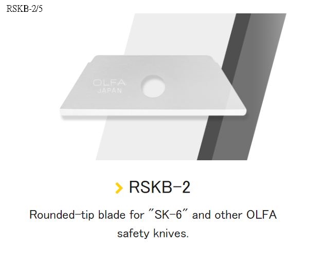 日本OLFA｜豪華型自動縮回刀片安全美工刀作業刀 (邊緣圓刃;SK-6)