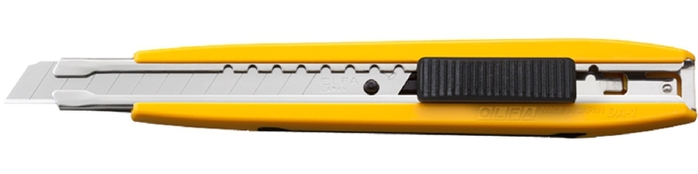 日本OLFA|優良設計獎標準型美工刀含折刃收納盒 (自動鎖定刀片9mm;DA-1)
