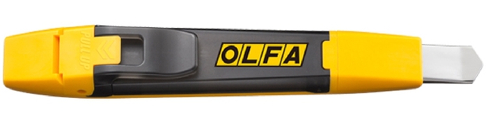 日本OLFA|優良設計獎標準型美工刀含折刃收納盒 (自動鎖定刀片9mm;DA-1)
