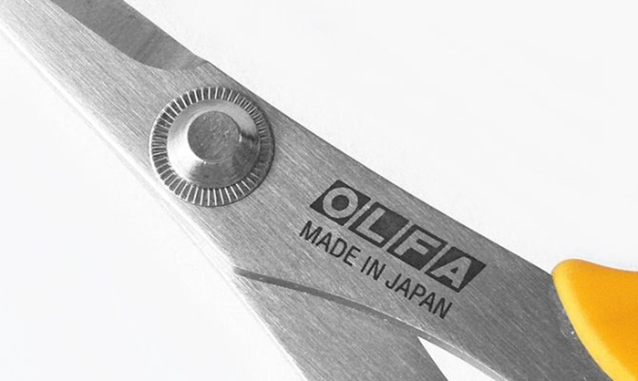 日本OLFA|貼花剪刀鋸齒剪刀 (SCS-4)