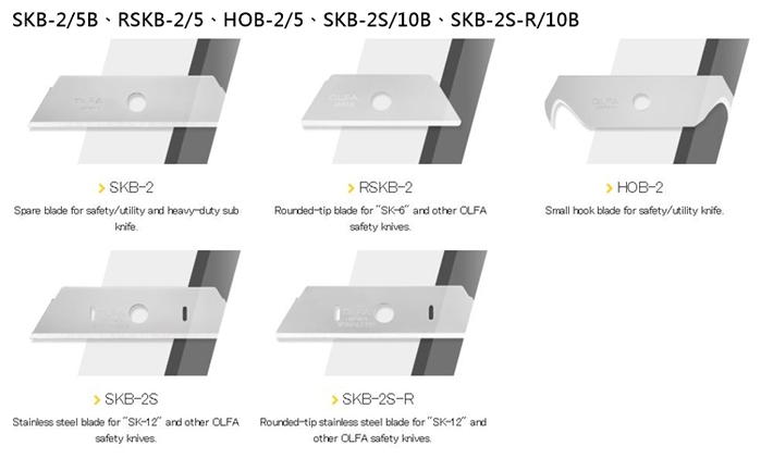日本OLFA|安全工作刀安全美工刀 (SK-4/SKB2/5/BP)