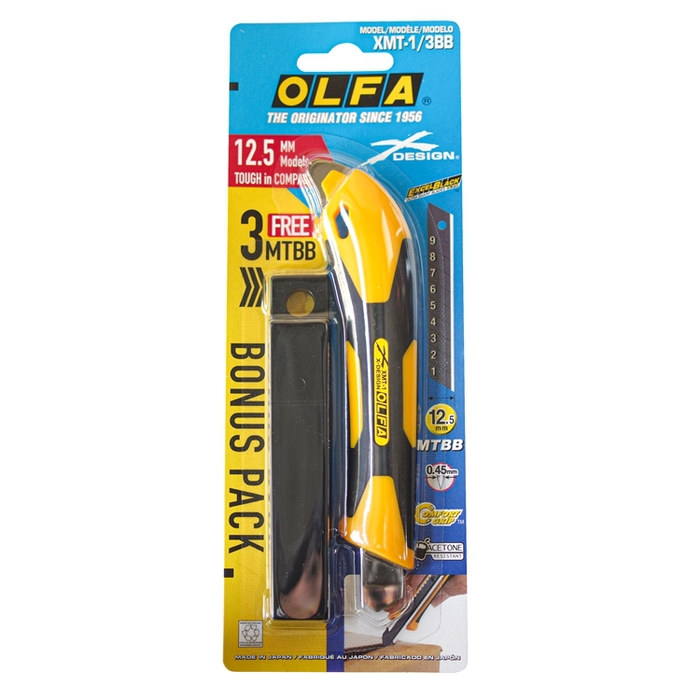 (複製)日本OLFA|防滑橡膠X系列特大型美工刀附掛洞 (自動鎖定25mm刀片;品番212B;XH-AL)