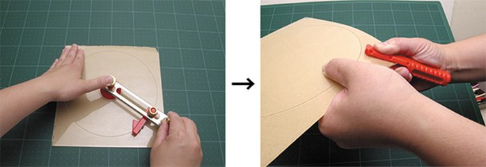日本NT Cutter|切圓刀切圓器割圓器 ( 無針孔5-20cm;CP-1P )