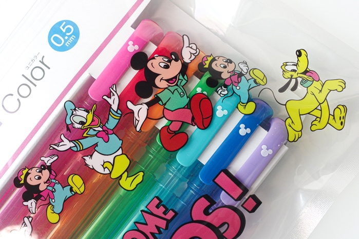 日本UNI|復古迪士尼DISNEY米奇米妮彩色自動鉛筆7色鉛筆組 (M5-152CDS 7C)