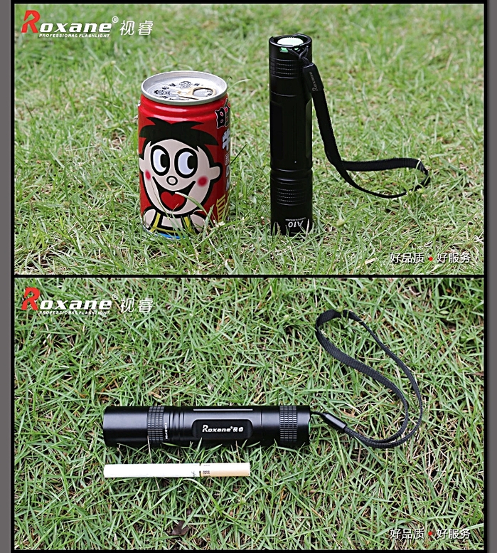 Roxane視睿|LED玩家級強光手電筒套組 (CREE XP-E R3;A10)