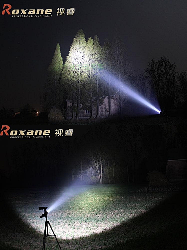 Roxane視睿|LED強光防身等級手電筒套組 (電筒可加長型;Cree XM-L T6;K66)