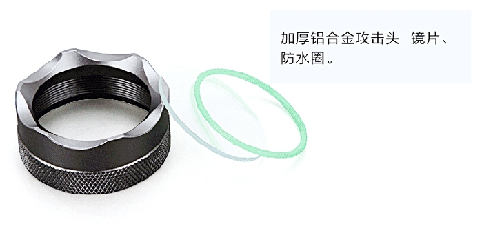 Roxane視睿|LED強光防身等級手電筒套組 (電筒可加長型;Cree XM-L T6;K66)