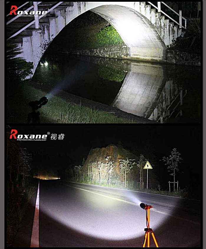 Roxane視睿|強光手電筒套組 (CREE XM-L T6 LED;K68)