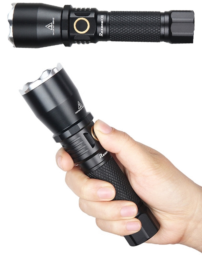 Roxane視睿|Luminus SST20-10W LED強光手電筒套組(X3S)
