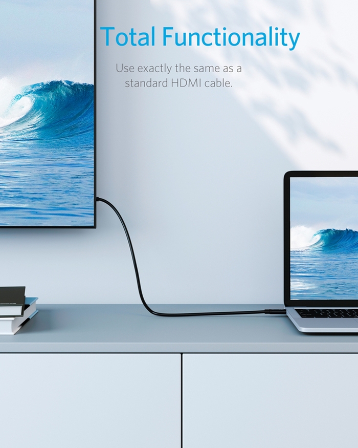 美國Anker|轉接線USB-C即Type-C轉HDMI連接線 ( A8176011 )