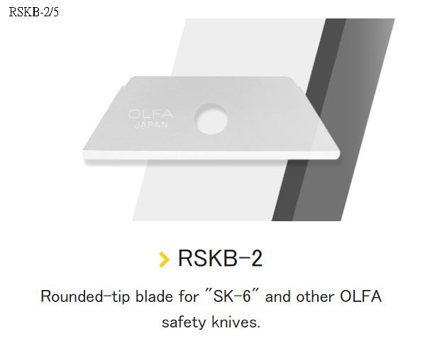 日本OLFA|豪華型自動縮回刀片安全美工刀作業刀(邊緣圓刃;SK-6)