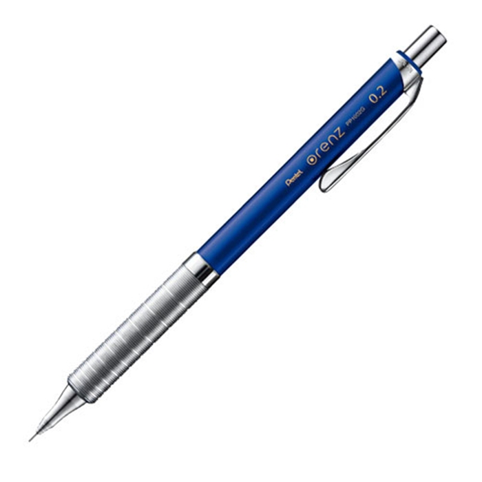 日本Pentel|金屬筆握orenz不斷芯自動鉛筆製圖筆自動0.2mm鉛筆 (XPP1002G系列)