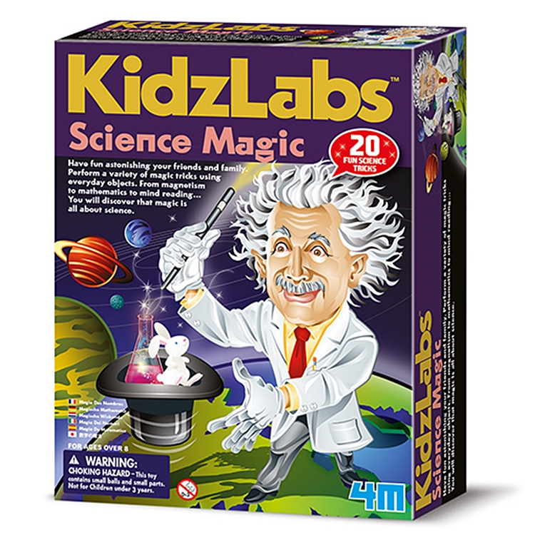 4M|科學魔術KidzLabs二十種Science Magic兒童魔術道具物理化學教具 (00-03265)