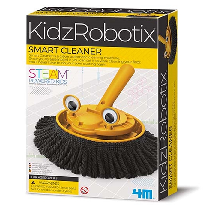 4M|科學掃地機器人Smart Cleaner掃地機械人ROBOT科學玩具KidzRobotix科玩 (00-03380)