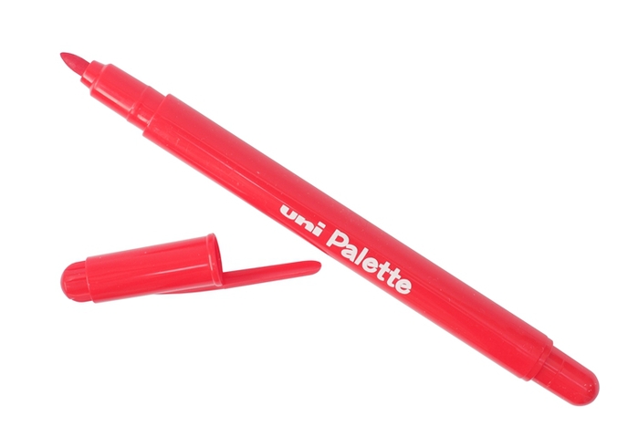 日本UNI|食用染料簽字筆Palette水性彩色筆6色組 (PW-503 6C PLT)
