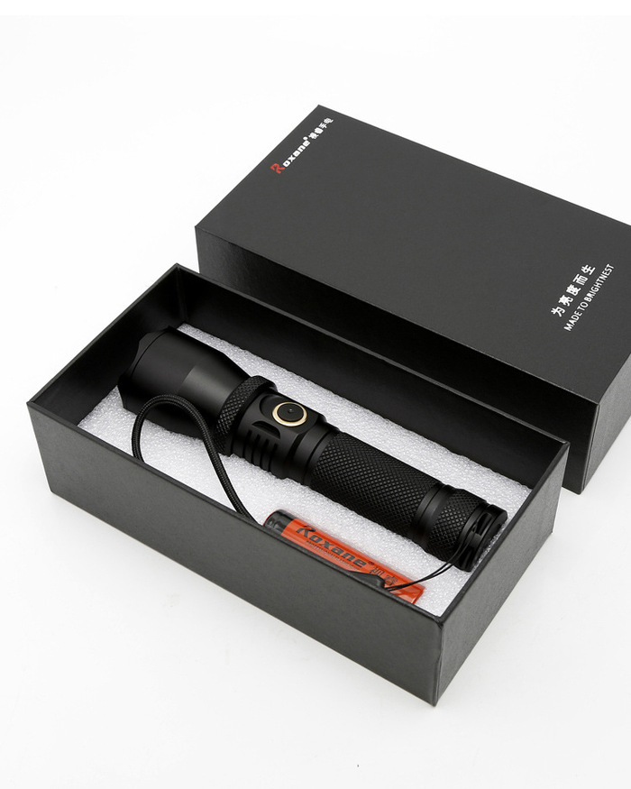 Roxane視睿|Luminus SST20-10W LED強光手電筒套組(USB-C充電;TracePro仿真光學鋁光杯;X3S)