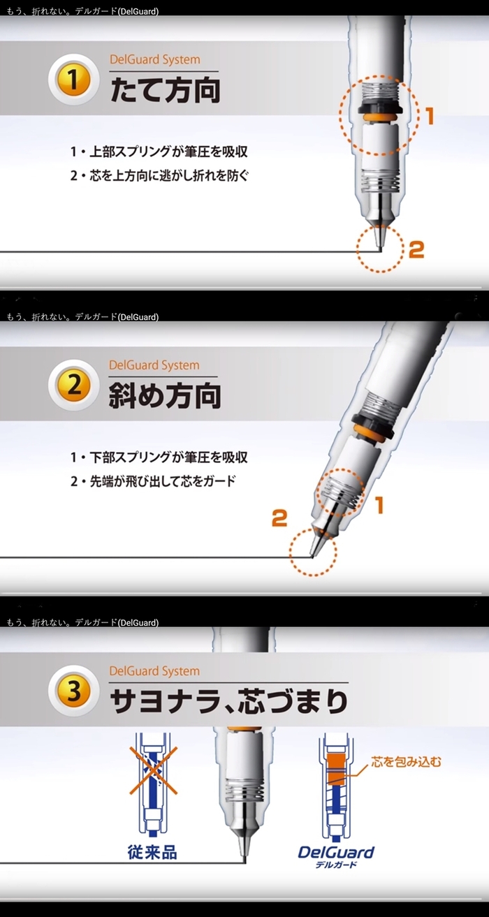 (複製)日本ZEBRA|不斷芯0.3自動鉛筆DelGuard防斷芯鉛筆(日本平行輸入 ; MAS86系列)