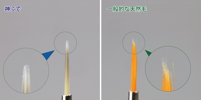 日本神之手GodHand｜神之筆粗點刷筆M畫筆粗點筆(刷毛寬3mm;GH-EBRSP-TTM)