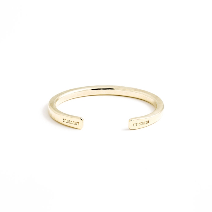 Studebaker Metals|Heavyweight Classic Cuff 手工黃銅手環