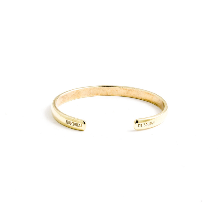 Studebaker Metals|Lodge Cuff 手工鍛造黃銅手環