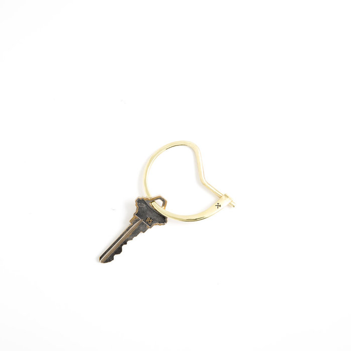 Studebaker Metals|Classic Keyholder (手工鍛造拋光黃銅鑰匙圈)