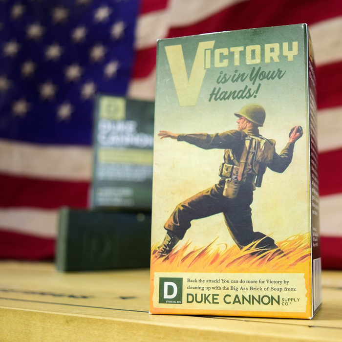(複製)Duke Cannon|BIG ASS 美軍「超能幹」大肥皂 (白色) 二戰紀念包裝