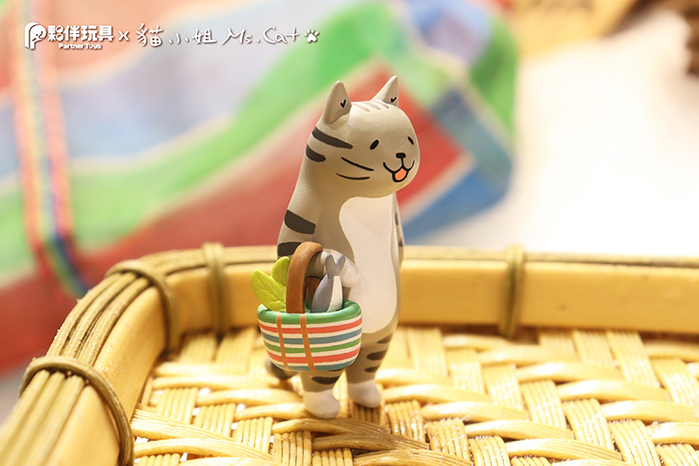 【集購】貓小姐Ms.Cat|喵的菜市場 扭蛋公仔全套6入