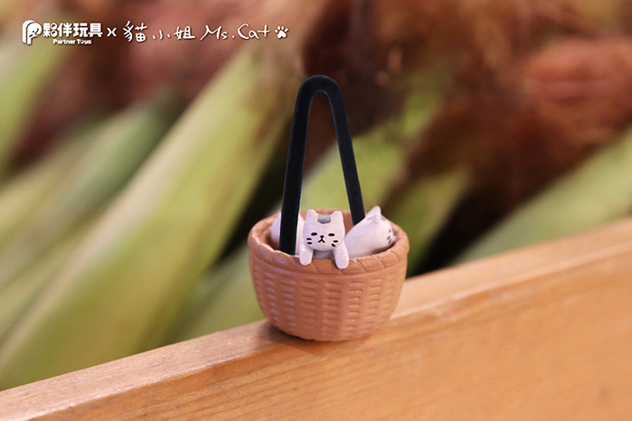 【集購】貓小姐Ms.Cat|喵的菜市場 扭蛋公仔全套6入