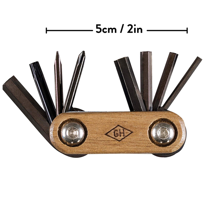 (複製)Gentlemen's Hardware|經典7合1多用途戶外隨身鎚子刀具組-木質握把