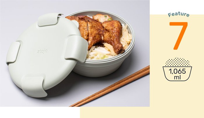 Stojo|Bowl 環保摺疊碗 1065ml (尤加利綠)