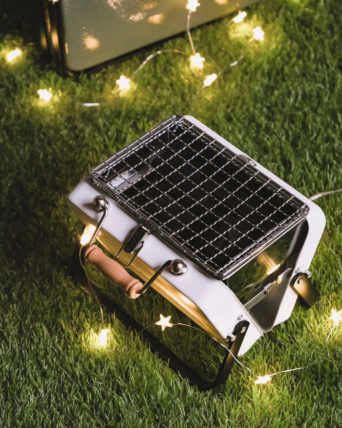 KENLUCK|2022 Mini Grill 迷你攜帶型烤肉架 雅典白