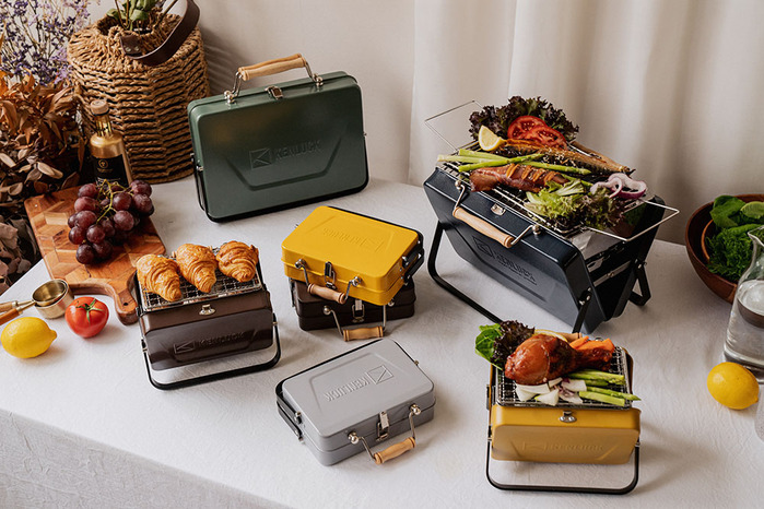 KENLUCK|2022 Mini Grill 迷你攜帶型烤肉架 平光黃